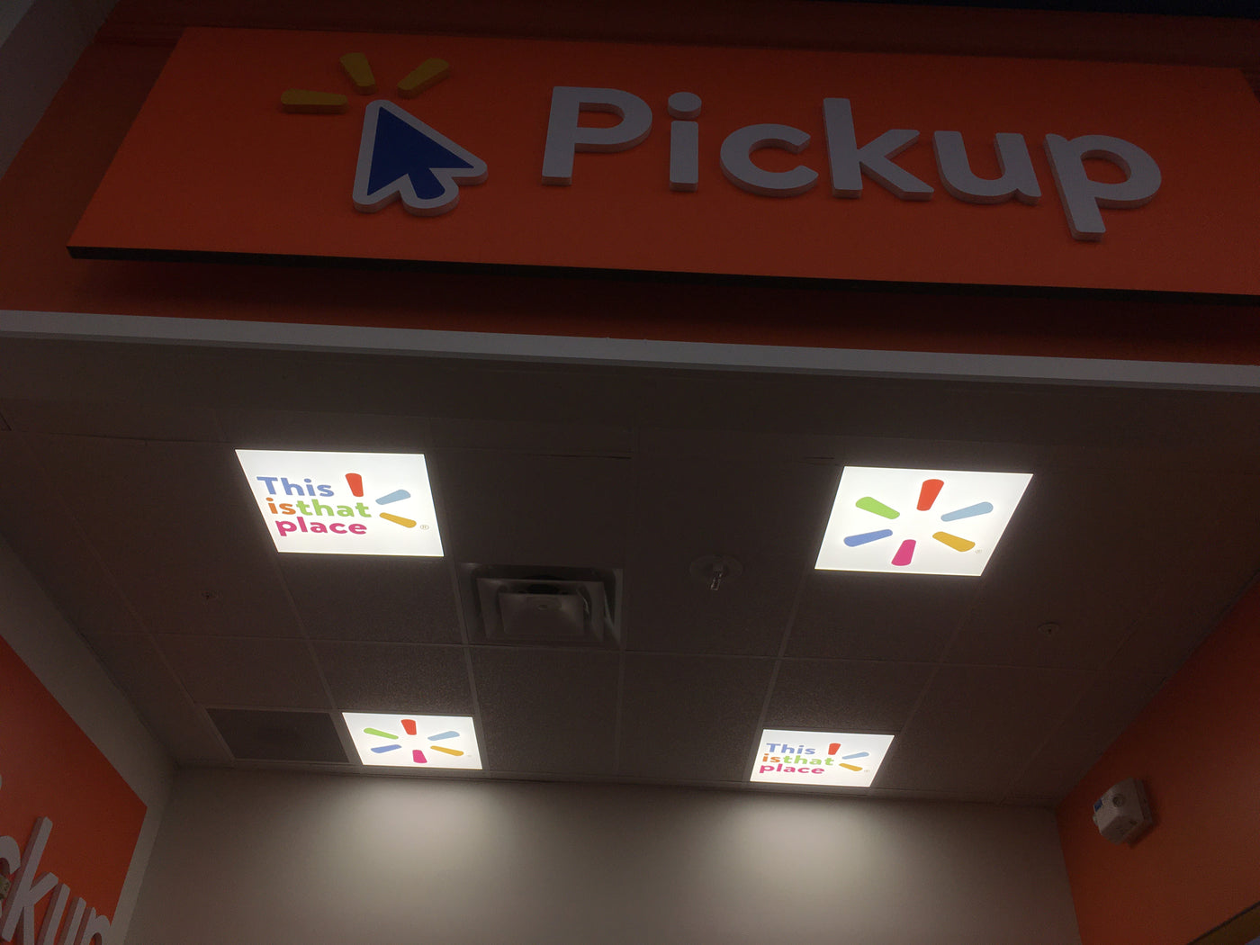 Walmart “This Is That Place” Electrical LED Light Panel - Commercial Grade - Sustainable