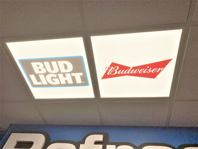 Beer Light Custom Printed Ink Lite Commercial Grade LED Light Panel